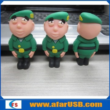 PVC cartoon character usb flash drive with factory price and high quality