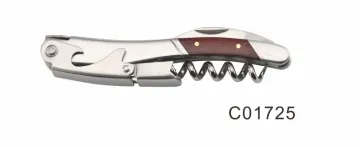 Grace Rose Wood Handle Red Wine Corkscrew Opener