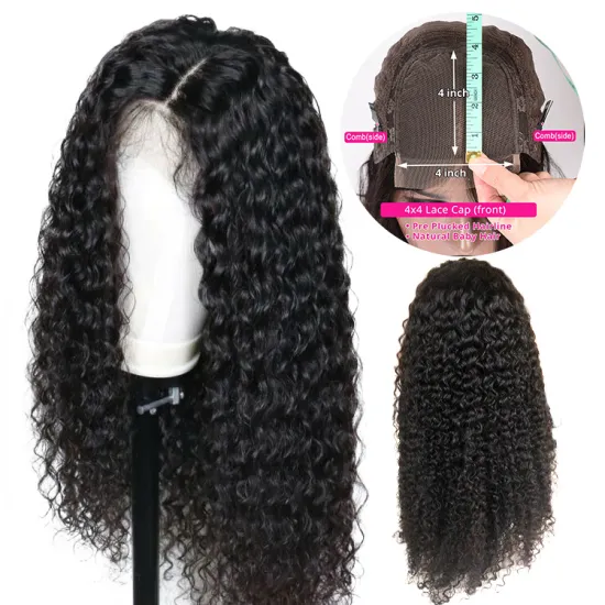 Wholesale peruvian virgin hair curly closure frontal lace wigs 100 hd human hair lace wig natural hair wigs for black women