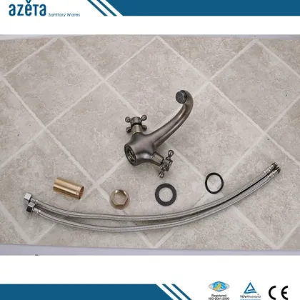 Elegant Design Double Handle Antique Brass Delta Faucet