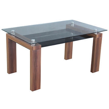 Wooden Legs Dining Table, Measures 150 x 90 x 75cm