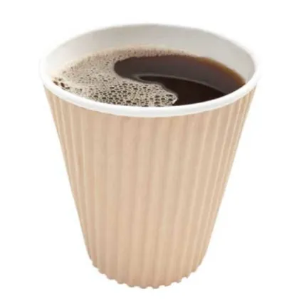 Brown Ripple Wall Insulated Paper Cup