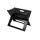 Disposable charcoal BBQ grill with lid