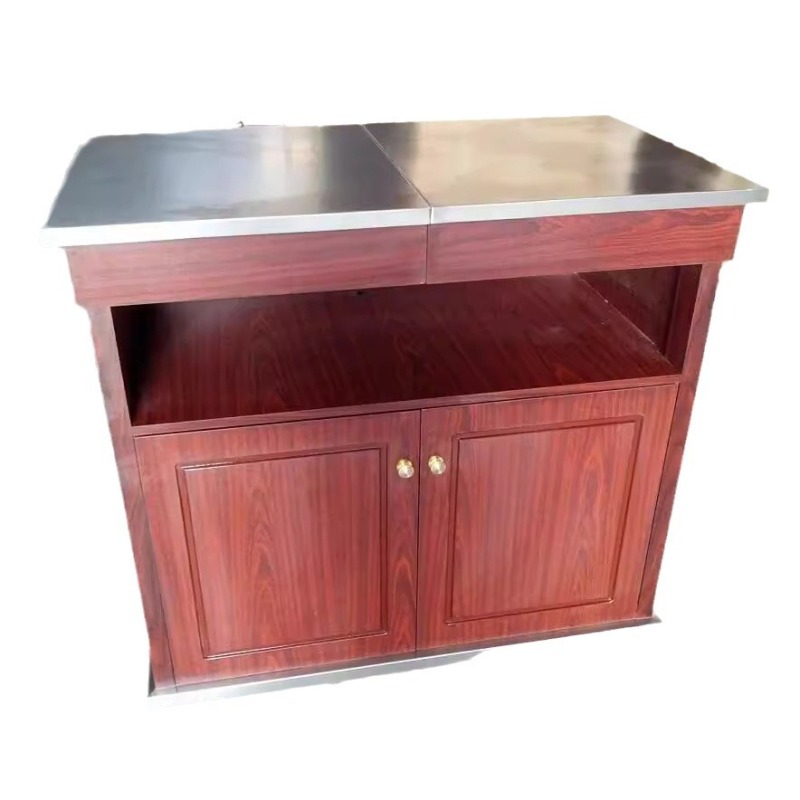 European-style Solid Wood Serving Cart