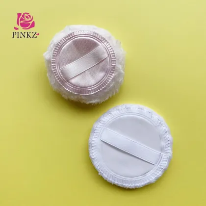 Cotton Powder Puff Makeup Tool Kits - Soft Material Natural Cosmetic Powder Puffs Wholesale