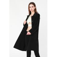 Cappotto di lana lungo da donna