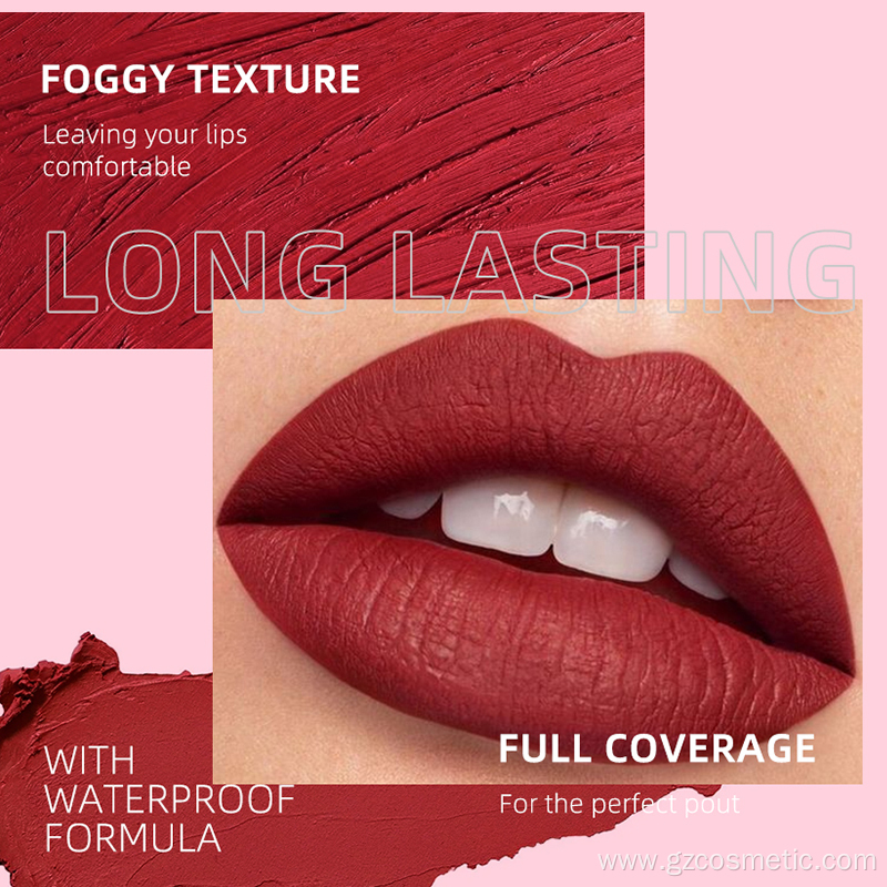 24 Color Lip Gloss Makeup Long lasting Waterproof Velvet Matte Lipstick Private Label Matte Liquid Lipstick