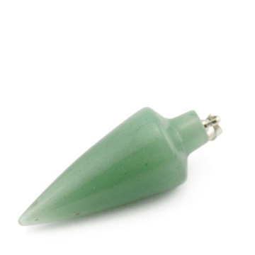 Pendulum Line Cone Stone Pendants Healing Chakra Beads Crystal Quartz Charms for DIY Necklace Jewelry Making