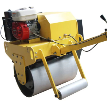 Manual-Propelled Dual-Wheel Surface Compactor for Road Smoothness and High-Density Compaction