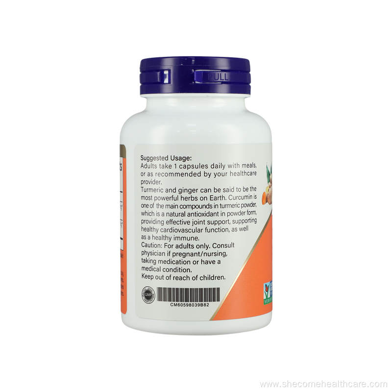 Ginger Turmeric for Joint-Support Turmeric capsules