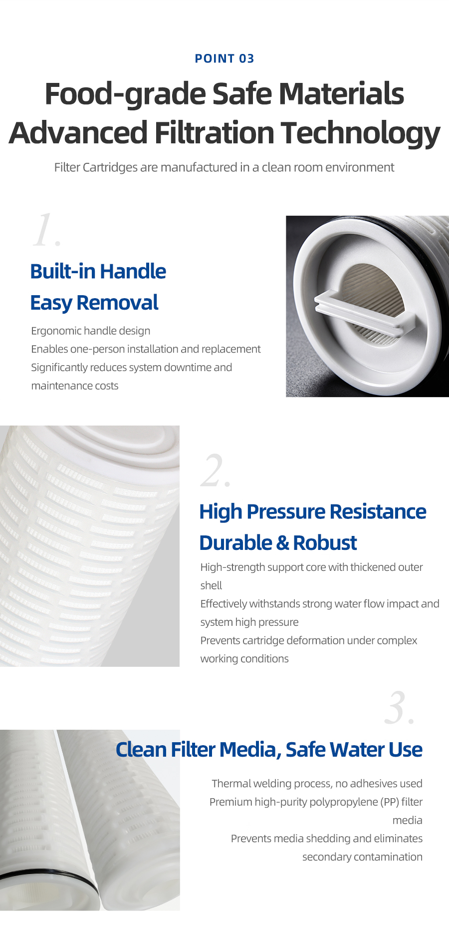 6.Replacement Pall high-flow filter element Details page