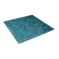 Stained Blue Mirror Glass Mosaic Flooring Pool Tiles