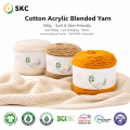 Bola mágica de cor gradiente tingida personalizada, fio misturado acrílico antiestático, suave, fino, tricô manual, premium, faça você mesmo, tecido sofisticado, 100g