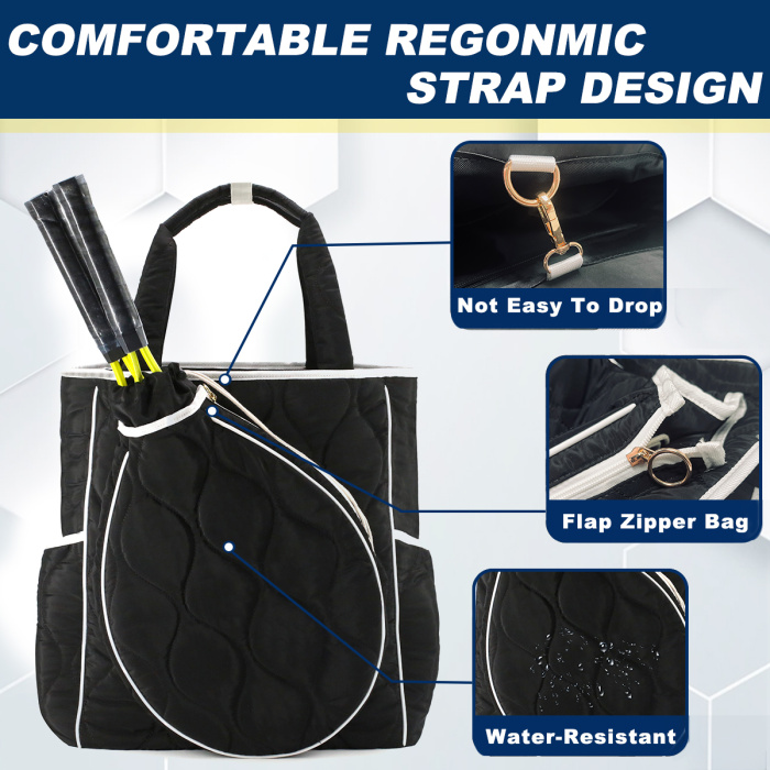 Bolsa de tênis durável esportes pás