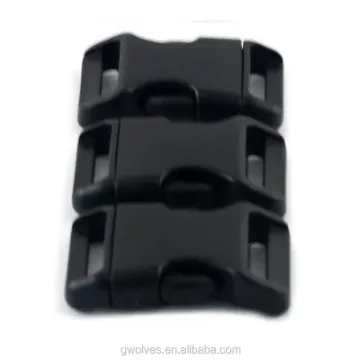 5/8" Side Release Plastic Paracord Buckle 15mm Curved Buckle