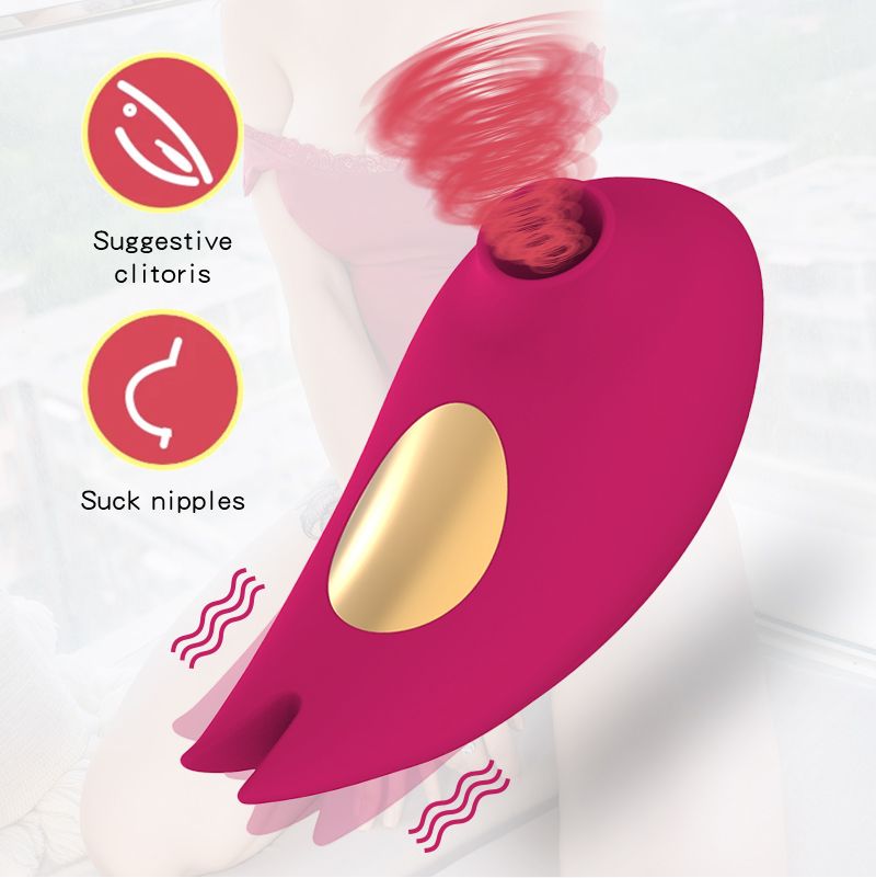 Silicone Suction Vibrating Wand for Women