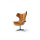 Poltrona Regina II Swivel Painted Steel Fauteuil