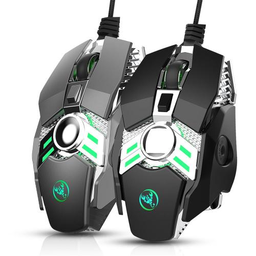 Mouse da gioco cablato personalizzabile programmabile a 7 chiavi