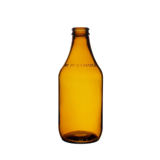 349ml Amber Beer Bottle Short Neck