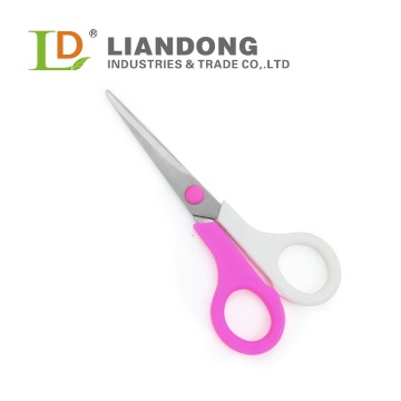 HS171 Two color plastic handle stainless steel office household shears