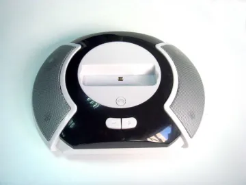 Private mold for iPhone speaker with docking station