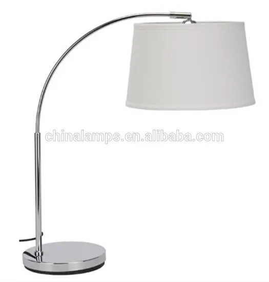 Lowes patio furniture led lamps for aquarium marine fishing desk lamps with linen lampshade for hotel furniture equipment supply