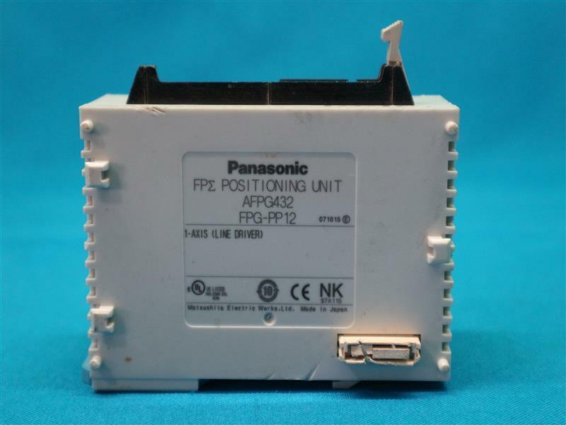 Fpg-pp12 Panasonic Position Control Unit Input Servo Driver, High ...