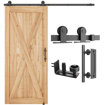 Kit de herrajes para puertas corredizas de granero en forma de T