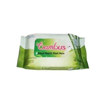 100% Bamboo Fibre Biodegradable Naturally Wet Wipes