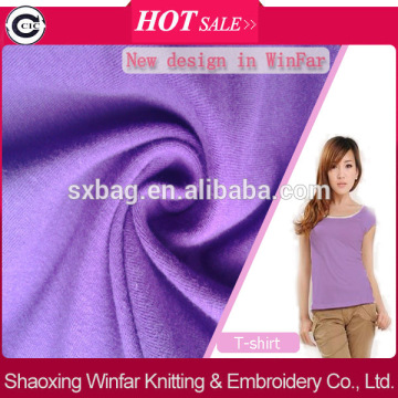 shaoxing viscose spandex knitting fabric keqiao viscose fabric for T-shirt