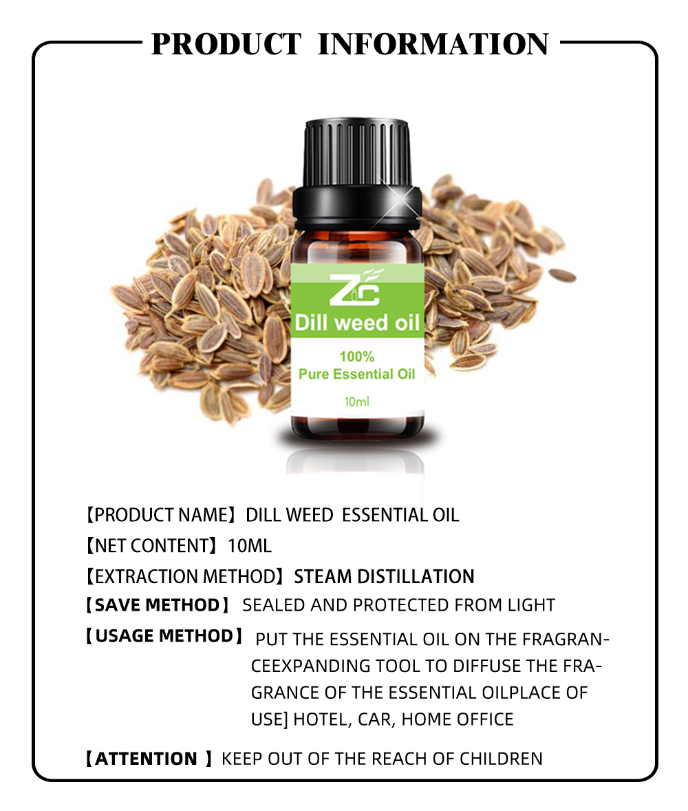 Best Quality Dill Essential Oil for Aromatherapy Diffuser
