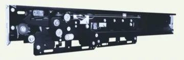 Glass Door Side Opening Landing Door Device
