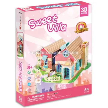 Sweet Villa 3d puzzles games for family