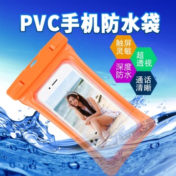 Kantung telefon kalis air PVC untuk pantai, menyelam, dan berenang