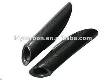 Carbon parts heat shield light cover