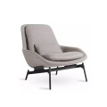 Chaise longue in tessuto in stile moderno