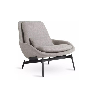 Chaise longue en tissu de style moderne