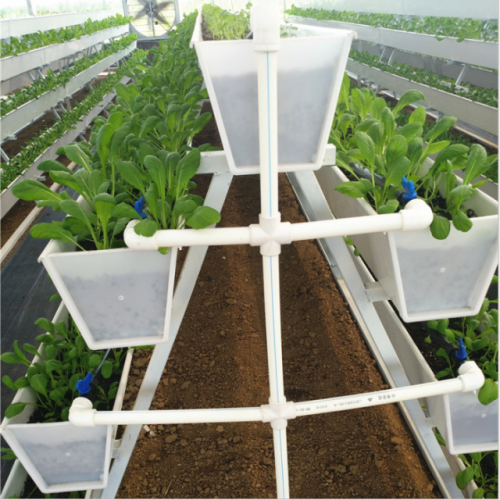 Sistemas de cultivo de fresas hidropónicos verticales de PVC