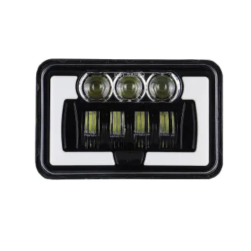 Aukma 5x7 7x6inch LED Headlight with Turn Signals and Angel Eyes for Truck