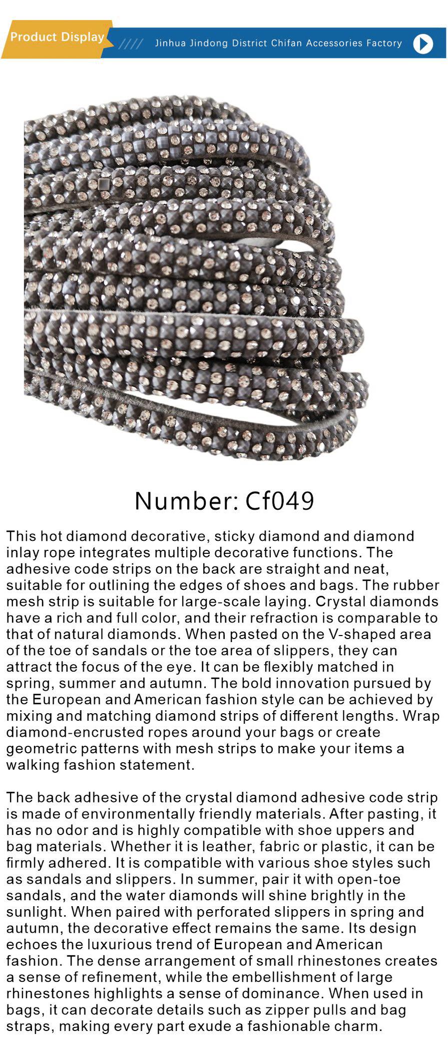 Shoe accessories-xiangqing1-CF049