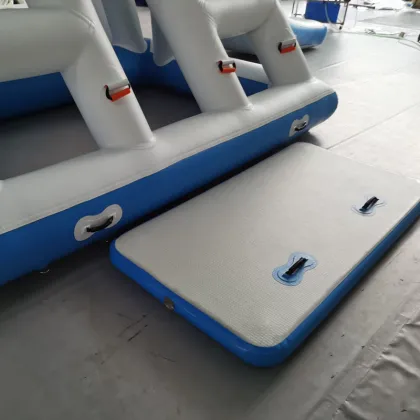 Hot Inflatable Jungle Joe with Slide, Blob, and Water Jump