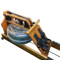 Wooden water resistance rower machine