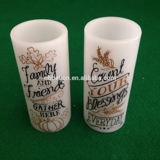 harvest led wax candle yellow flicking led candle flameless candle led candle with scent