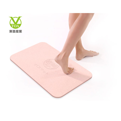 Engraved Anti-bacterial Non-Slip Bath Tub Diatomite Bath Mat
