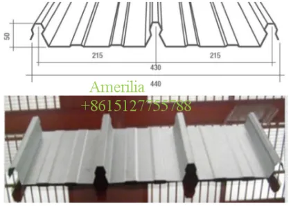 Colour lok roll forming machine