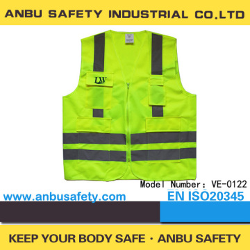 custom reflective flashing led safety vest