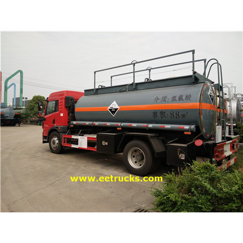 FAW 2500 Gallon Hydrochloric Acid Transport Trucks