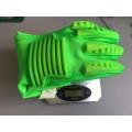 Fluorescent Green 100% Cotton linning TPR gloves