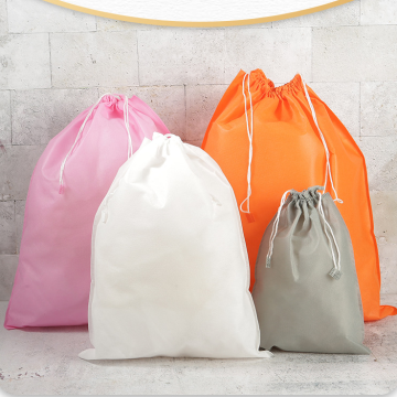 गैर-बुना बंडल पॉकेट शॉपिंग ड्रॉस्ट्रिंग बैग