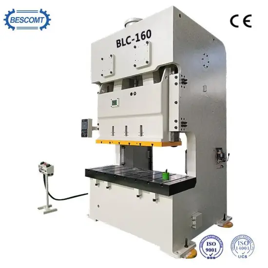 High Quality C Frame BLC Series Automatic Double Crank Press Machine with Pneumatic Power and PLC Control